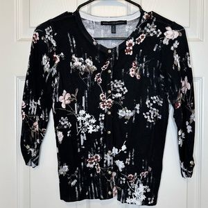 WHBM Pretty Floral Cardigan